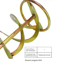 CFX Haste para Misturador 140x600